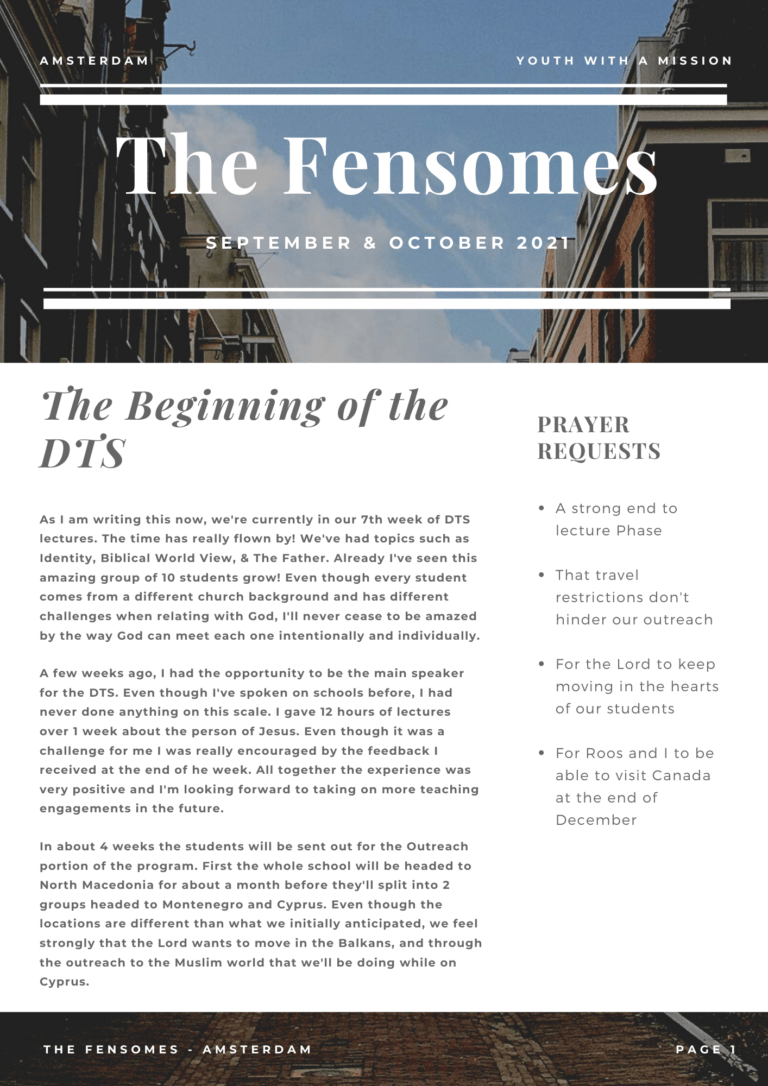 Newsletter Fensomes - Sept & Oct 2021 1